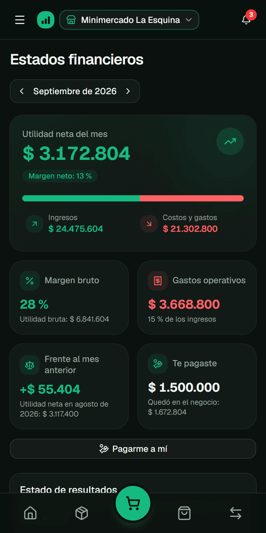 Fluvi — Estados financieros